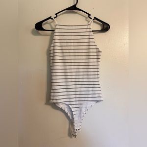 A&F striped body suit- worn once